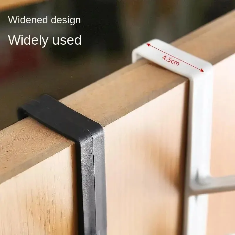 Behind the Door Coat Hook Hanger Behind the Door Cabinet Wardrobe Dormitory Door Hook Storage Rack - image 2
