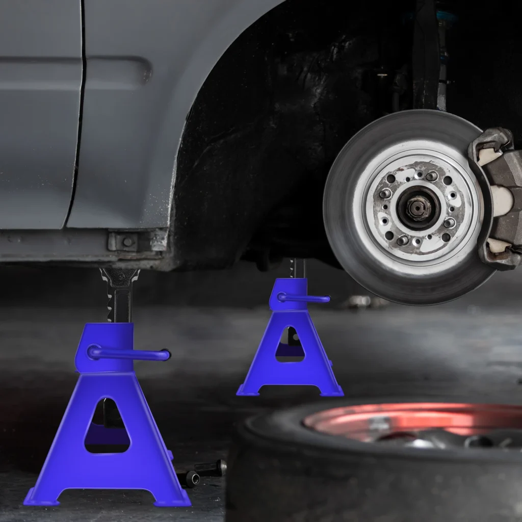 Axle Stands 3 Ton Jack 11.4 17Inch Adjustable Height Heavy Duty – product image 3