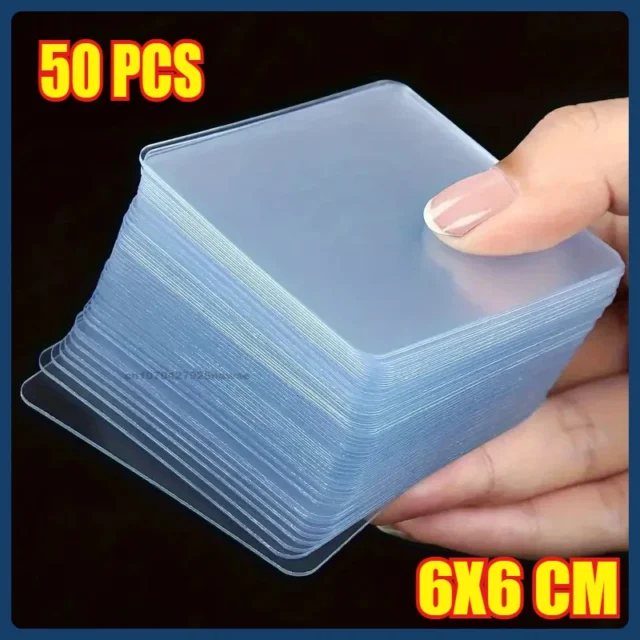 Ultra Strong Glue Double Sided Adhesive Tape Transparent Square Wall Stickers