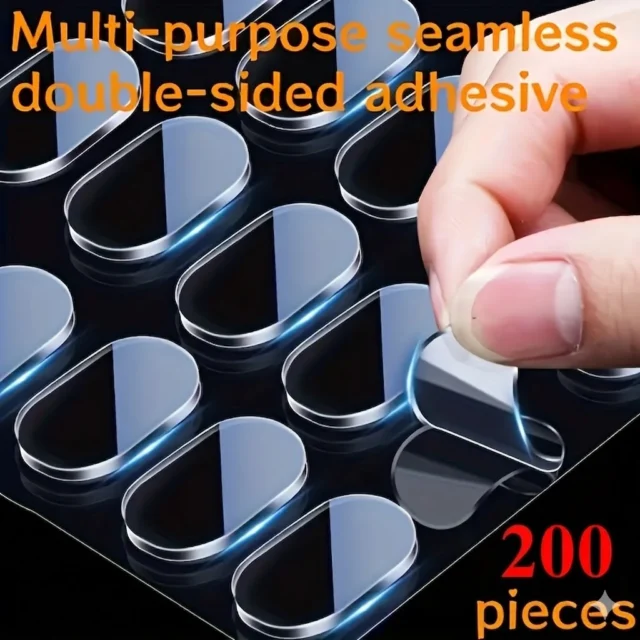 Yitape Transparent Double Sided Tape Waterproof Seamless Adhesive Pads 200