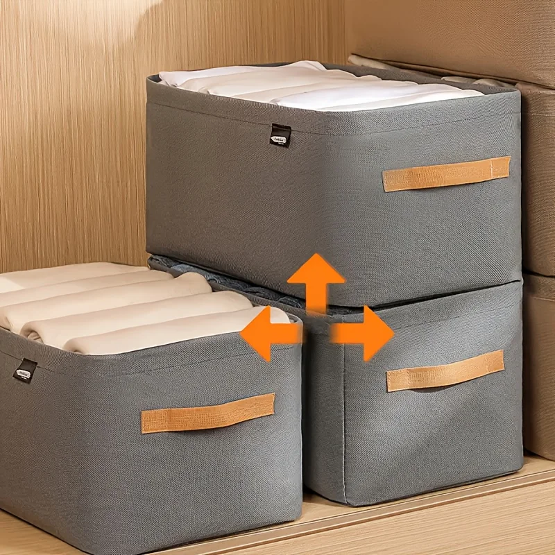 Thicken Clothes Organizer Pants Sweater Storage Cabinets Drawers Organizer Jeans Storage Box Wardrobe Clothes Storage Organizers - image 6