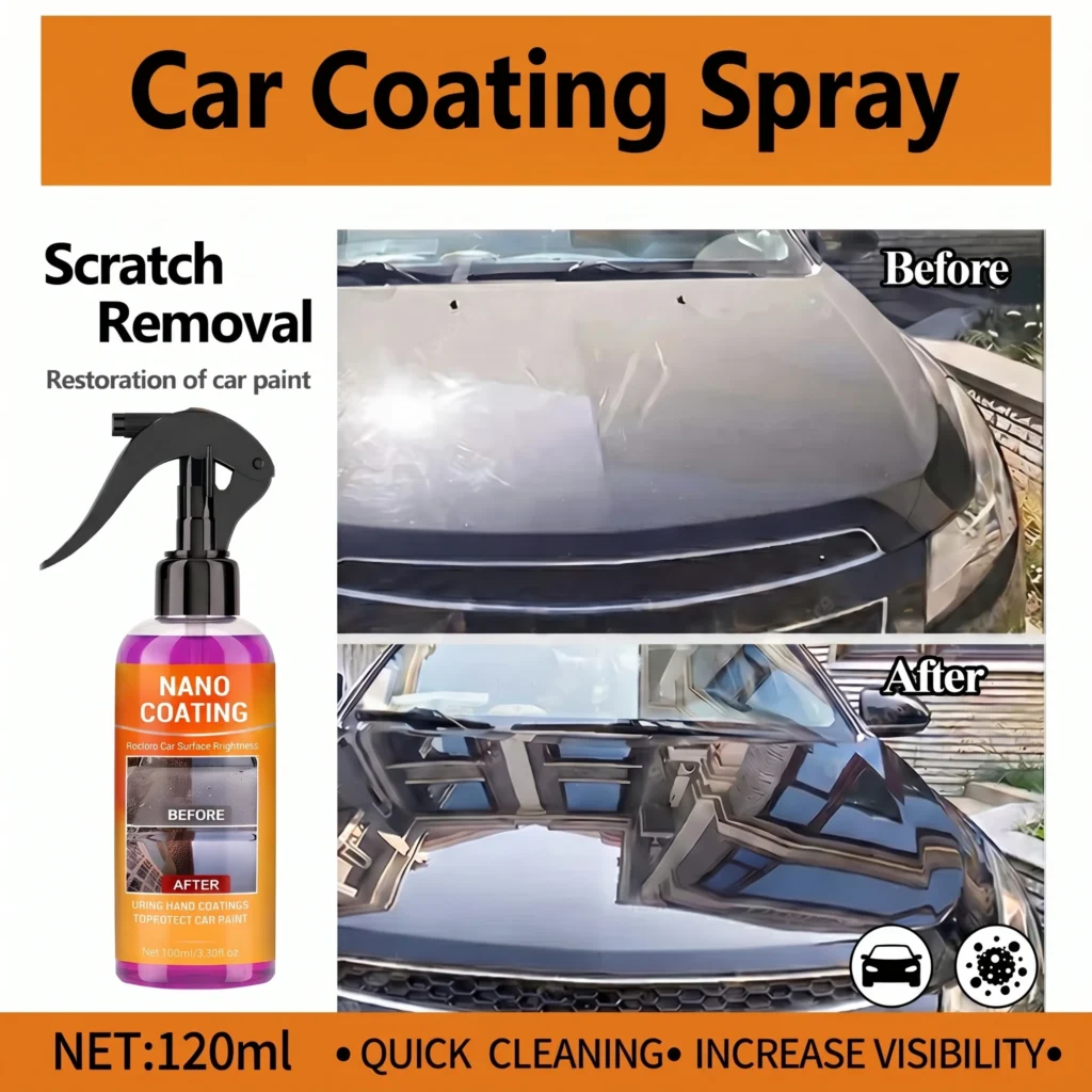 Car Nano Ceramic Coating Liquid Crystal Hydrophobic Layer Polishing Paint Agent – product image 4