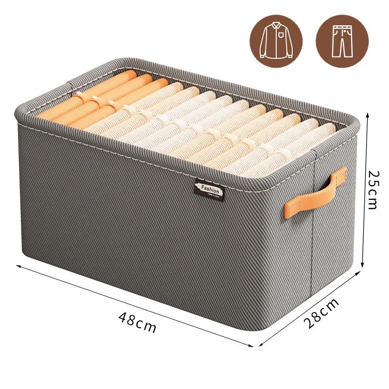 Thicken Clothes Organizer Pants Sweater Storage Cabinets Drawers Organizer Jeans Storage Box Wardrobe Clothes Storage Organizers - image 7