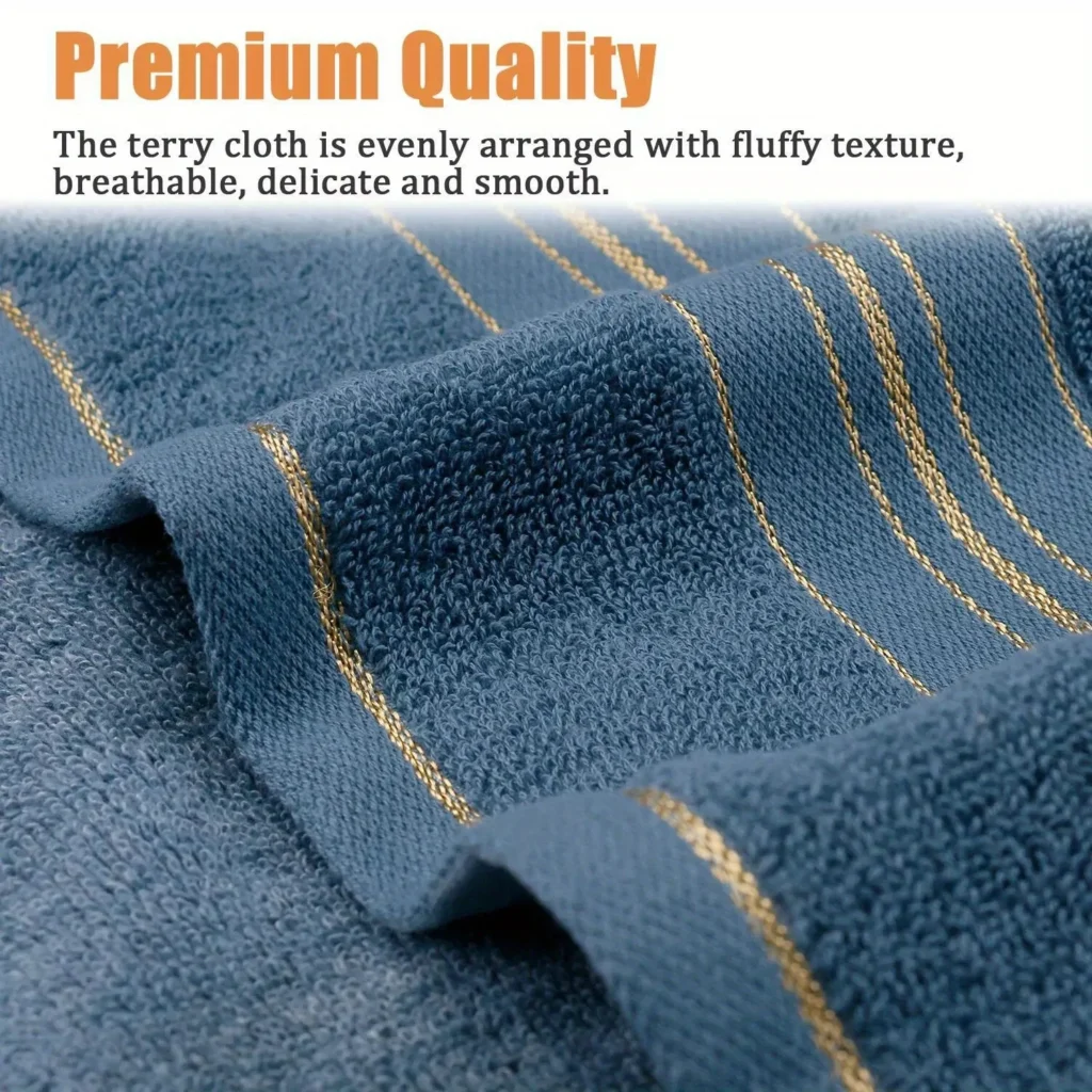 Pure Cotton Bath Towel Soft Absorbent Multi Purpose – product image 3