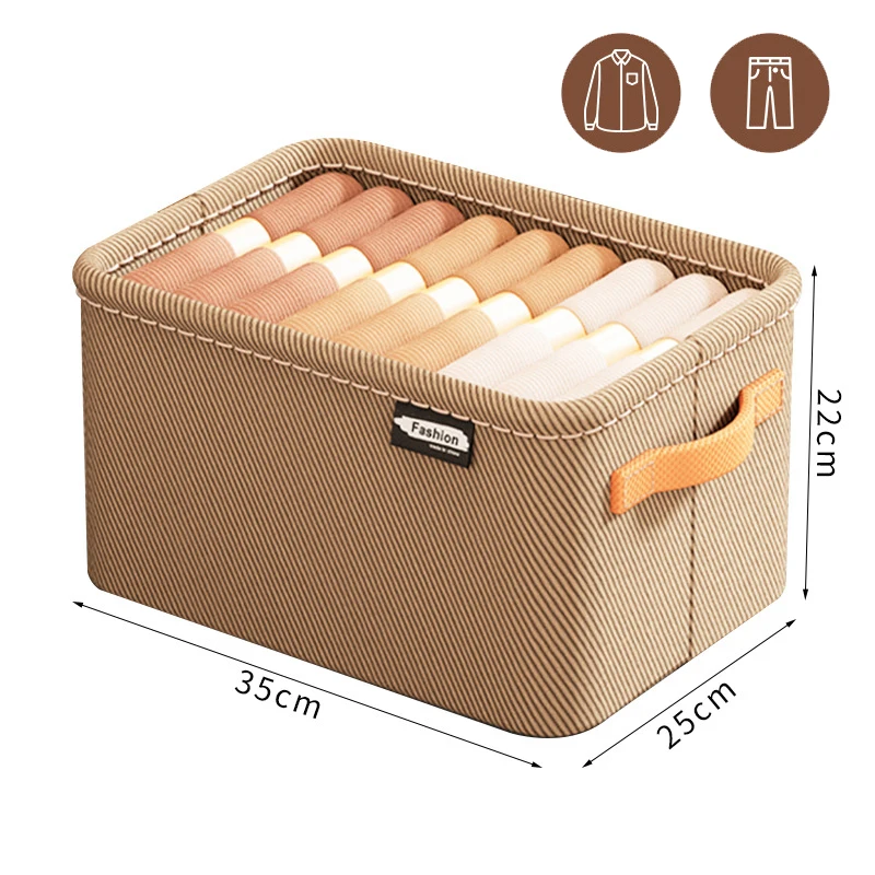 Thicken Clothes Organizer Pants Sweater Storage Cabinets Drawers Organizer Jeans Storage Box Wardrobe Clothes Storage Organizers - image 10