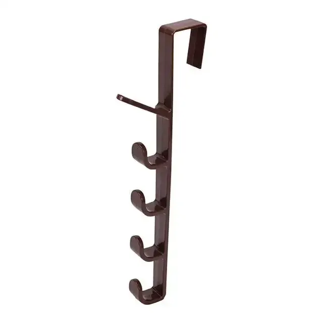 Behind the Door Coat Hook Hanger Behind the Door Cabinet Wardrobe Dormitory Door Hook Storage Rack - image 9