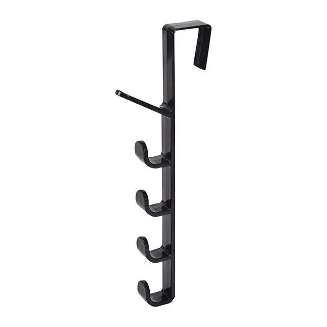 Behind the Door Coat Hook Hanger Behind the Door Cabinet Wardrobe Dormitory Door Hook Storage Rack - image 8
