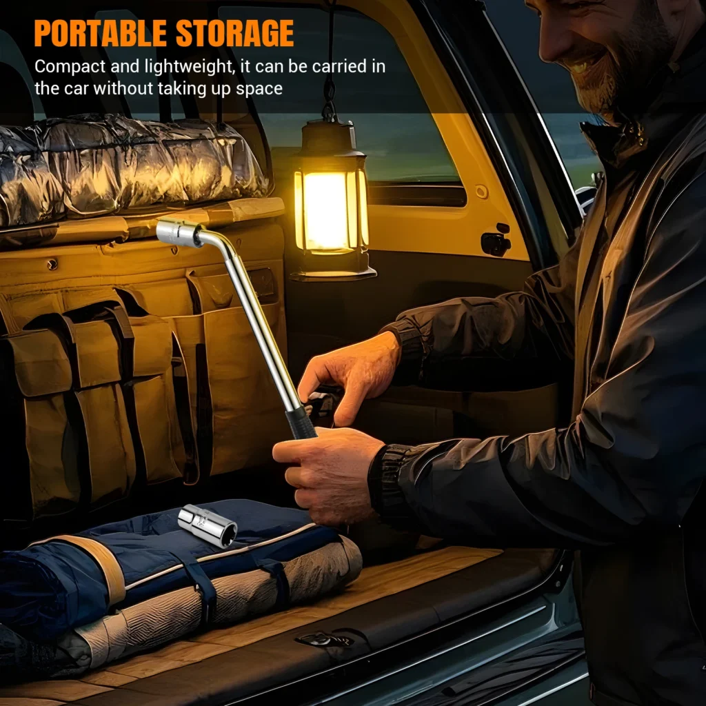 Travel Emergency Breakdown Wrench Set Extendable Wheel Socket Tyre Universal – product image 4