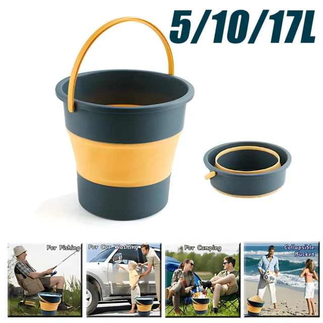 Foldable Mesh Laundry Basket with Carry Handles