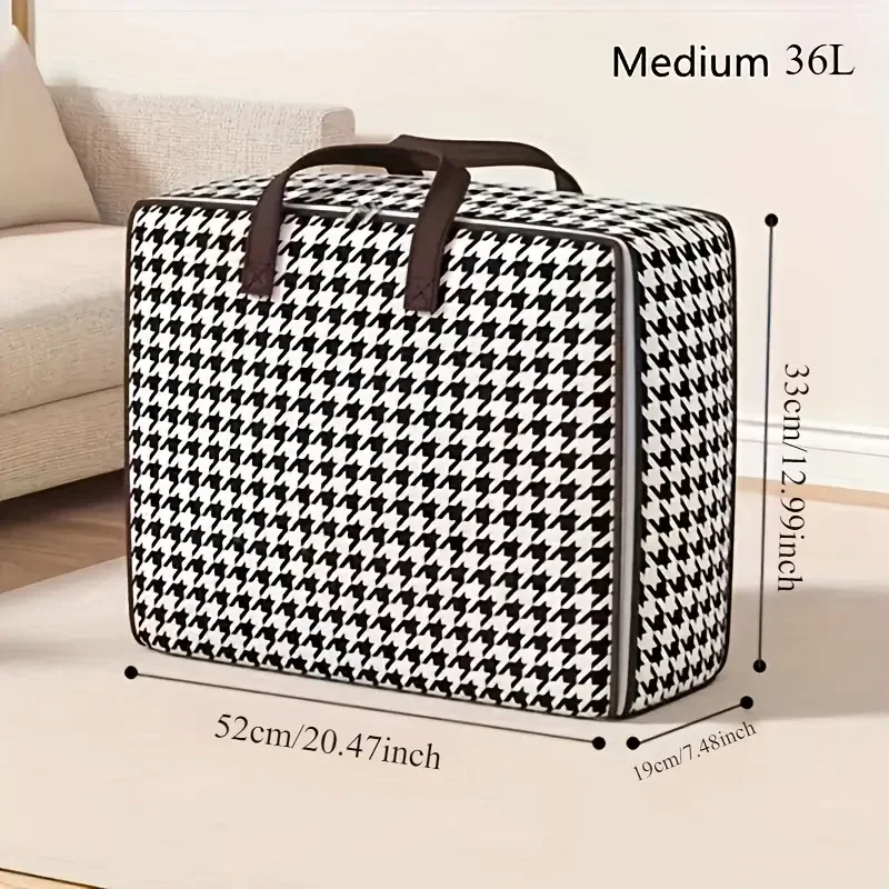 New Storage Bag Quilt Storage Bag Large Capacity Portable Household Clothes Organizer With Handles Dustproof Foldable - image 6