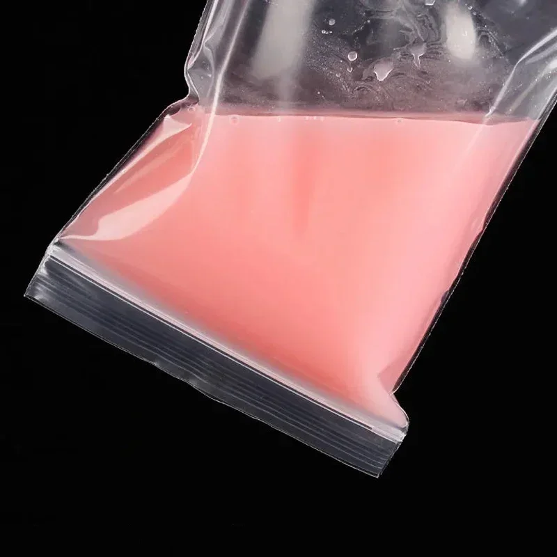 300/100PCS Transparent Zip Bags Food Jewelry Vacuum Storage Bag Plastic Thicken Reclosable Poly Bag Kitchen Organization Package - image 5
