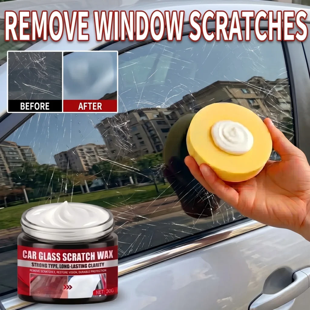 Car Windshield Mirror Care Paste Polishing Brightening Scratch Repair Multi
