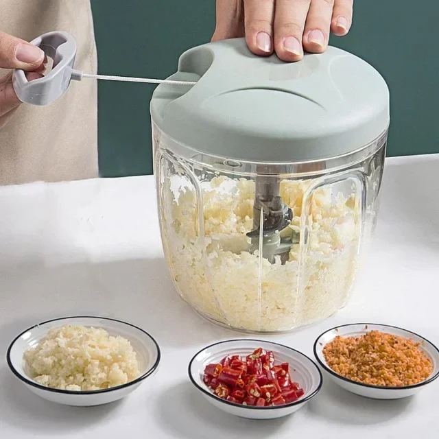 Crusher Vegetable Onion Cutter Kitchen Cooking Accessories 500/900Ml Manual