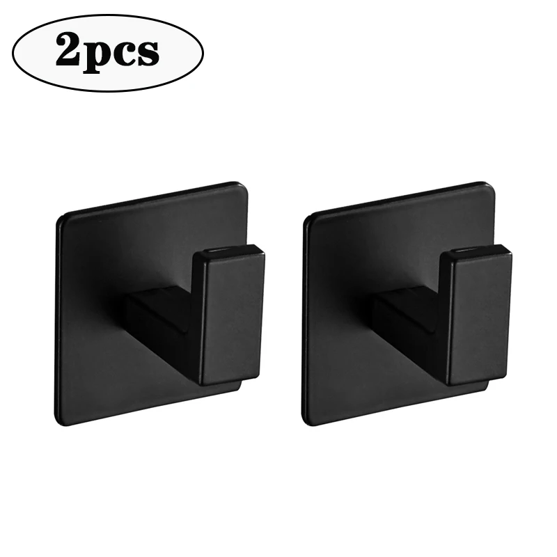 1/6Pcs Strong Self - Adhesive Wall Hooks Keys Bag Shower Robe Hanging Holder Clothes Coat Hanger Towel Rack Kitchen Bathroom Hook - image 8