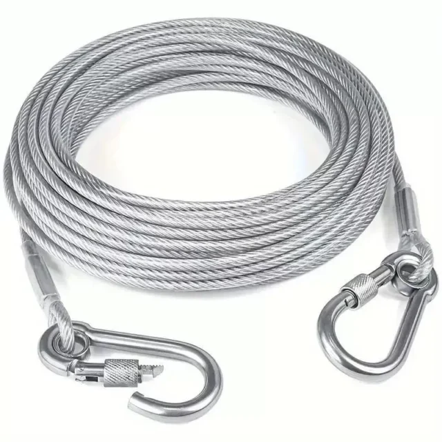 2/5/10Meters Versatile Clothesline Stainless Steel Rope Outdoor Camping