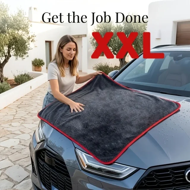 Xxl Extra Large Microfiber Car Drying Towel Water Absorption Designed Suitable