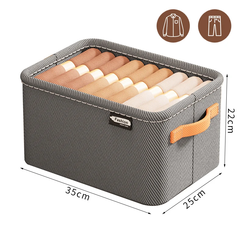 Thicken Clothes Organizer Pants Sweater Storage Cabinets Drawers Organizer Jeans Storage Box Wardrobe Clothes Storage Organizers - image 8