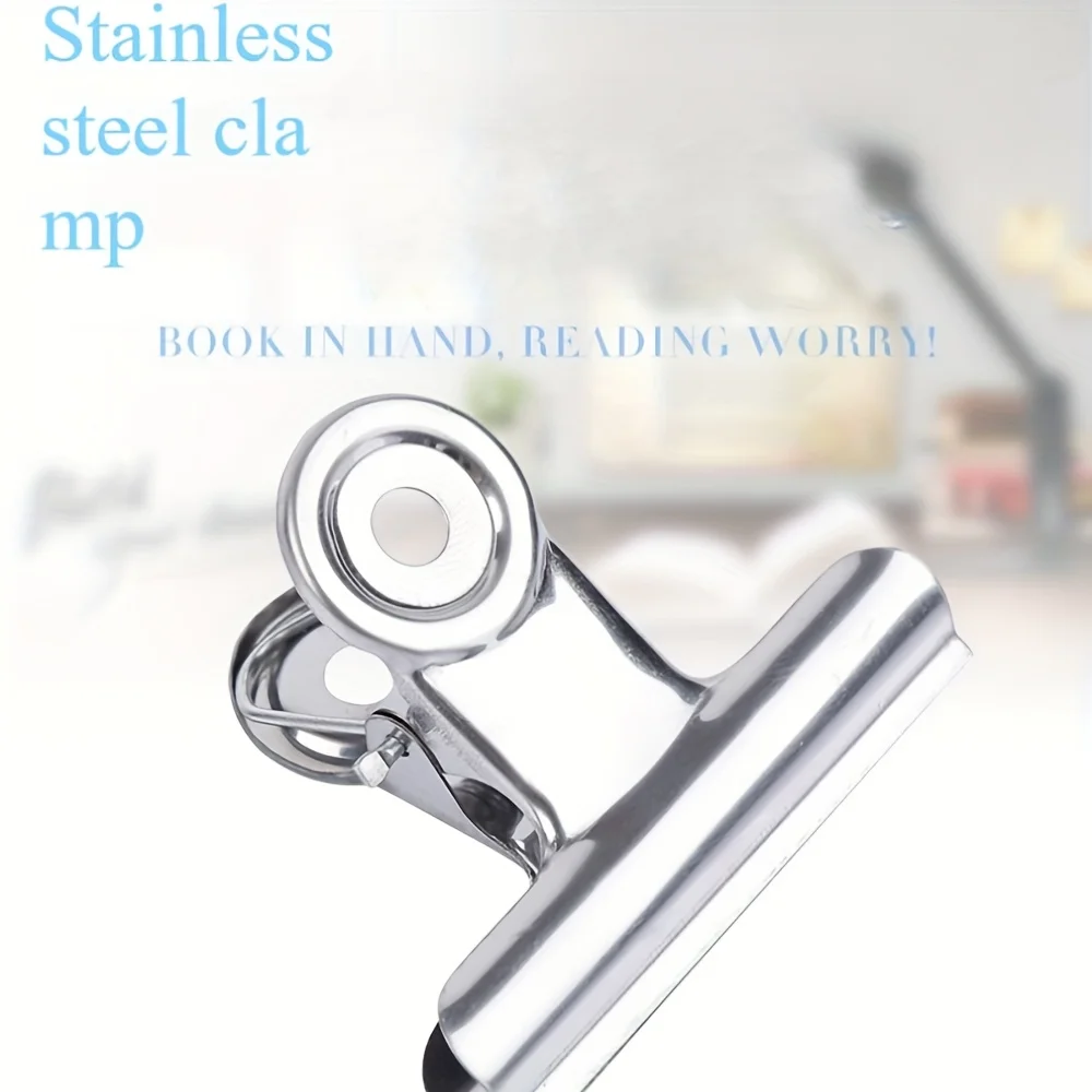 12pcs Heavy - Duty Stainless Steel Food Bag Sealing Clips - Air - Tight - Reusable Multipurpose Clips for Kitchen - Office - School - image 5