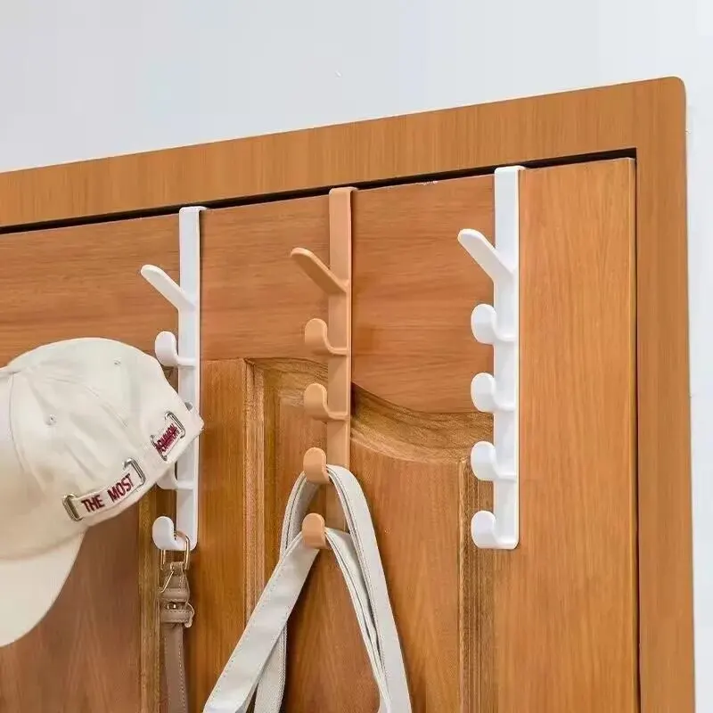 Behind the Door Coat Hook Hanger Behind the Door Cabinet Wardrobe Dormitory Door Hook Storage Rack - image 3