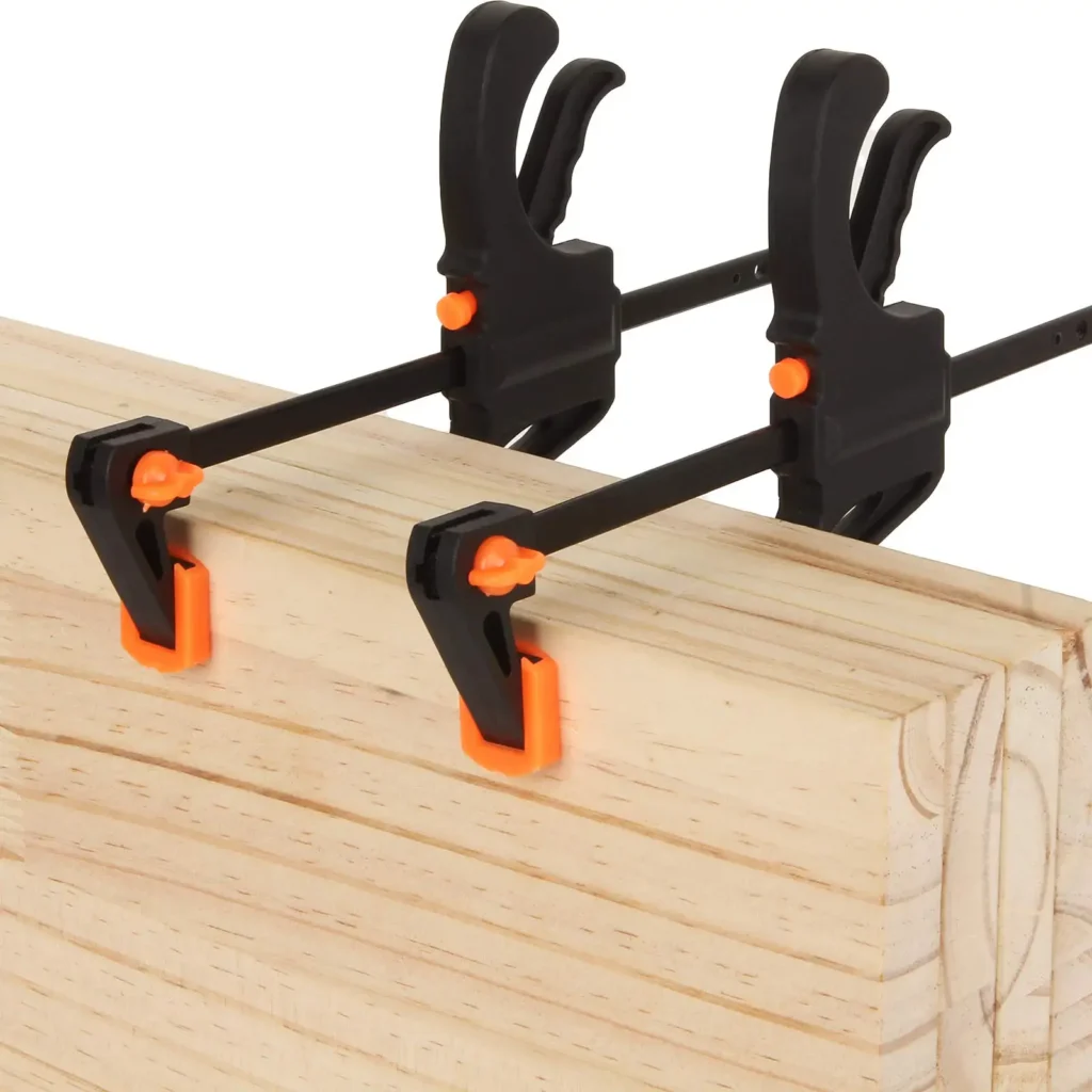 5/ Woodworking Work Bar 4 Inch Clamp Clip Set Hard Quick - 2 Pack – product image 5