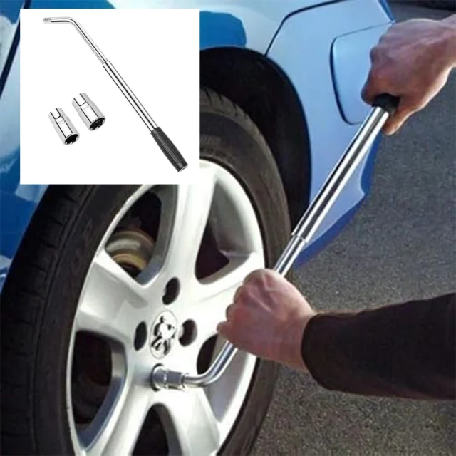 Travel Emergency Breakdown Wrench Set Extendable Wheel Socket Tyre Universal