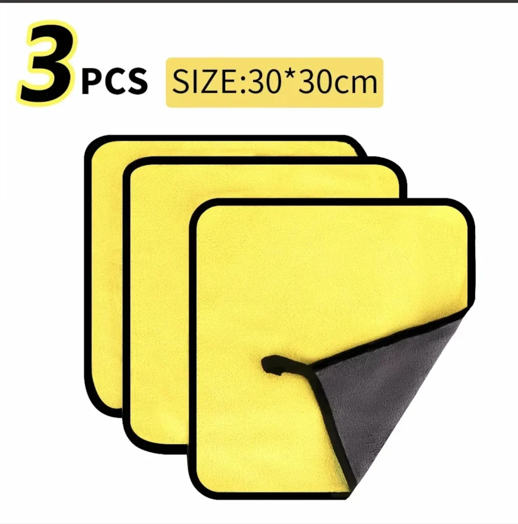 Toalla De Microfibra Para Lavado Coches 30X30 Cm Paño Secado Y – product image 9