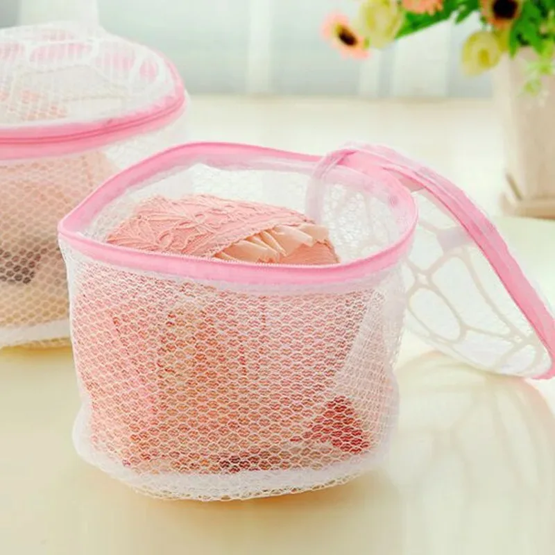 Lingerie Washing Mesh Clothing Underwear Organizer Washing Bag Useful Mesh Net Bra Wash Bag Zipper Laundry Bag - image 2