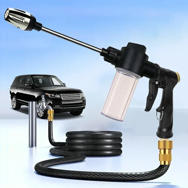 Household Garden Water Gun Hose Nozzle Long Rod Watering Irrigation Spray