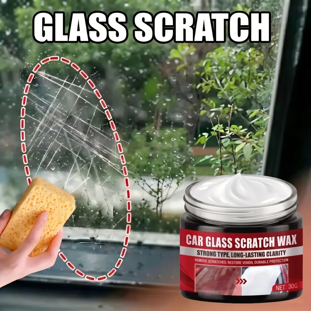 Car Windshield Mirror Care Paste Polishing Brightening Scratch Repair Multi – product image 2