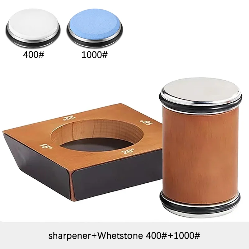 Wooden【4 Angle】Rolling Knife Sharpener Kit Straight Edge Roller Sharpening with – product image 24