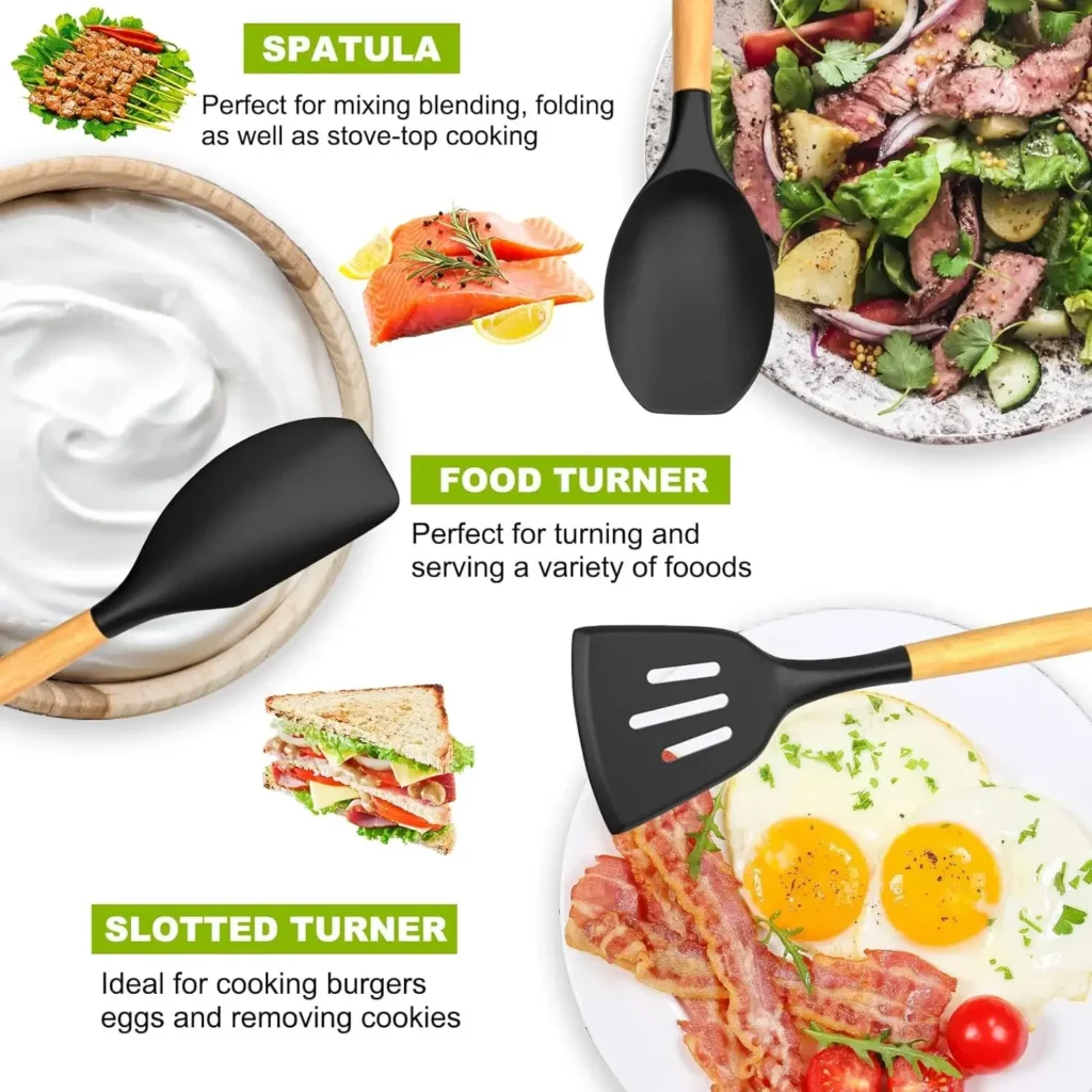 Silicone Utensil Cooking Set Holder 36 Pack – product image 5