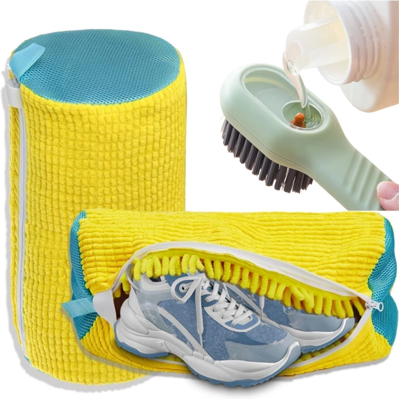Foldable Mesh Laundry Basket with Carry Handles - 4 Pack