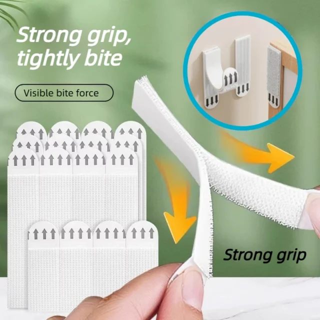 Self-Adhesive Wall Hooks for Kitchen & Bathroom