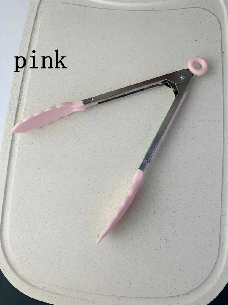 Anti Slip Cooking Serving Tongs Stainless Steel Food Clip Bread Salad – product image 7