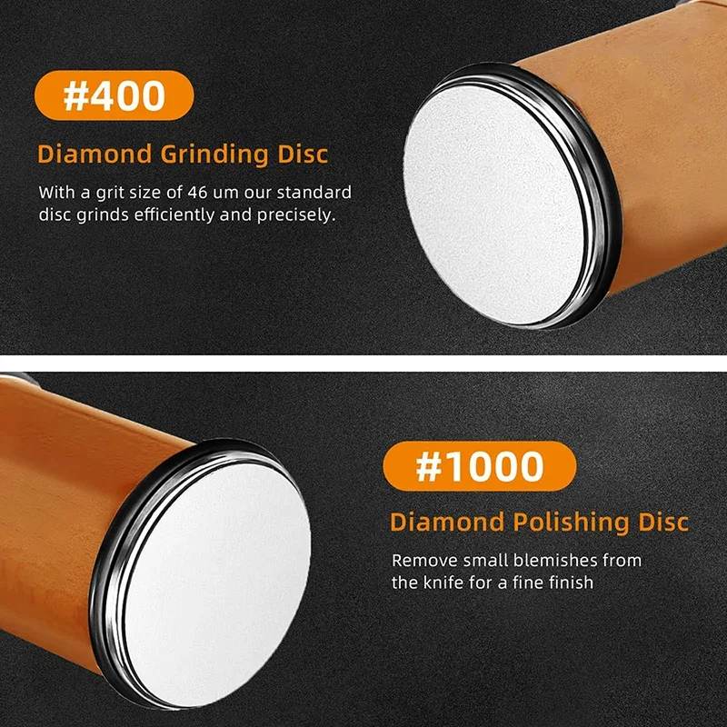 Wooden【4 Angle】Rolling Knife Sharpener Kit Straight Edge Roller Sharpening with – product image 2