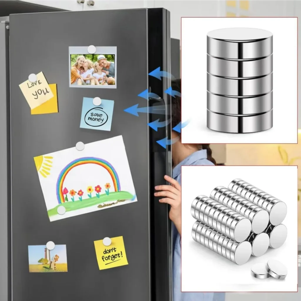 Round Home Decoration Accessories Magnets Fridge Diy Building Scientific Craft – product image 4