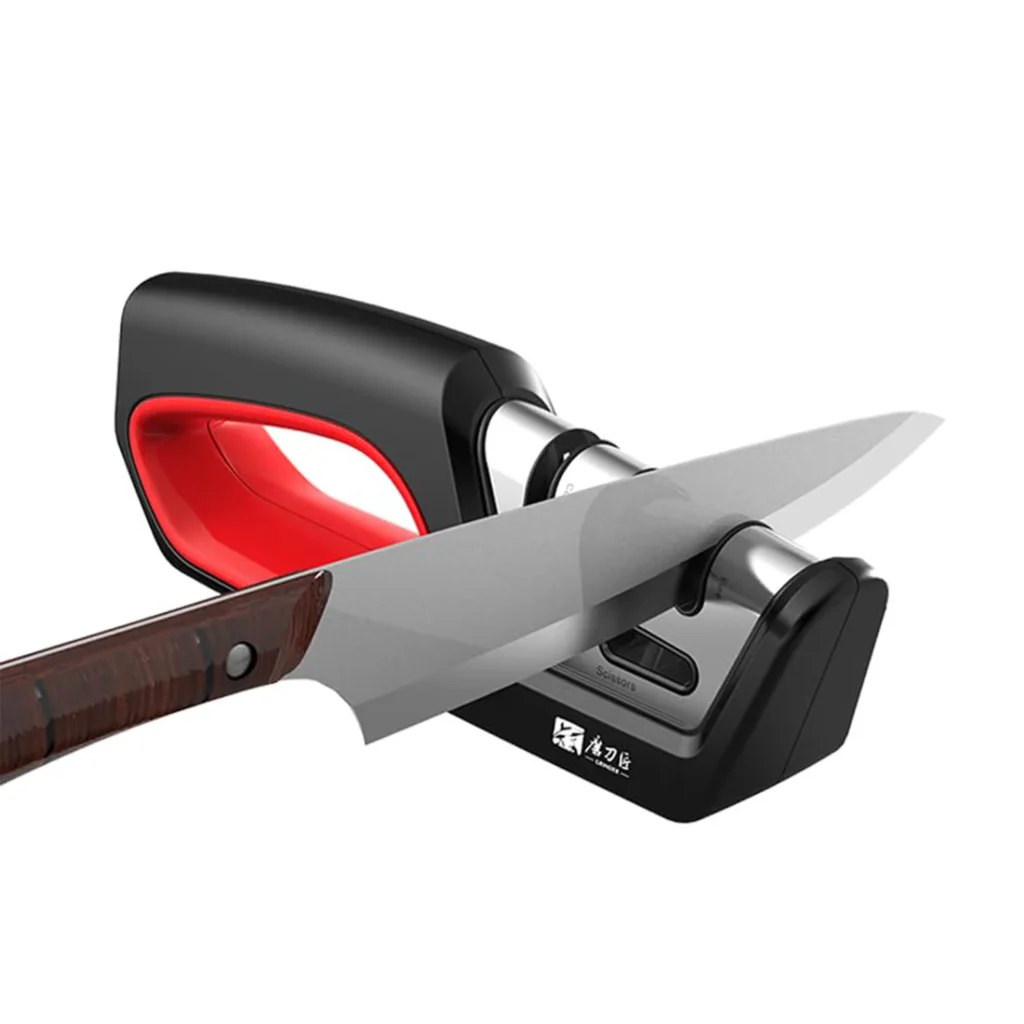 Four One Kitchen Sharpener Restores Serrated Blade Knives and Scissors – product image 4