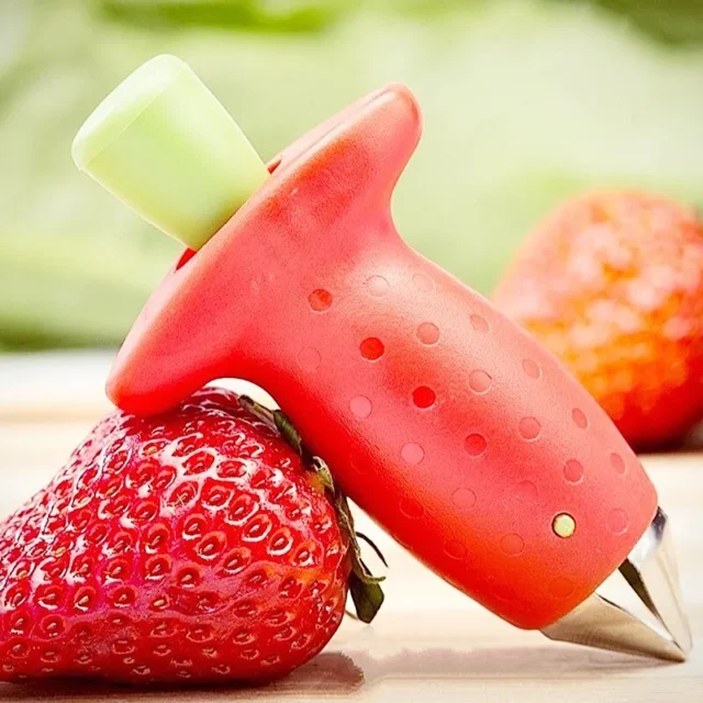 Tomato Stem Fruit Corer Strawberry Remover Ware Kitchen Gadget Tool Knife