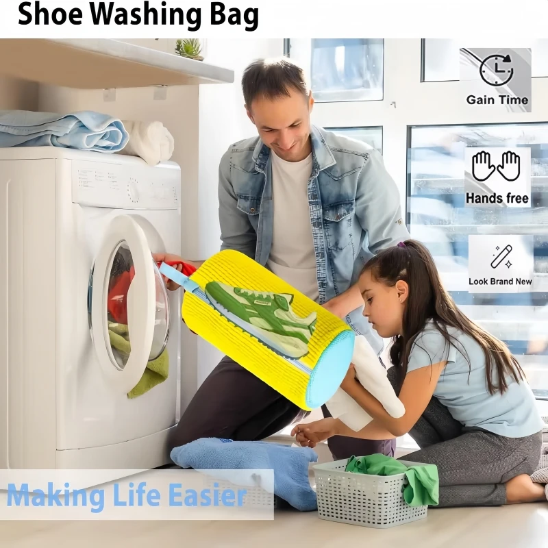 Foldable Mesh Laundry Basket with Carry Handles - 4 Pack – product image 4
