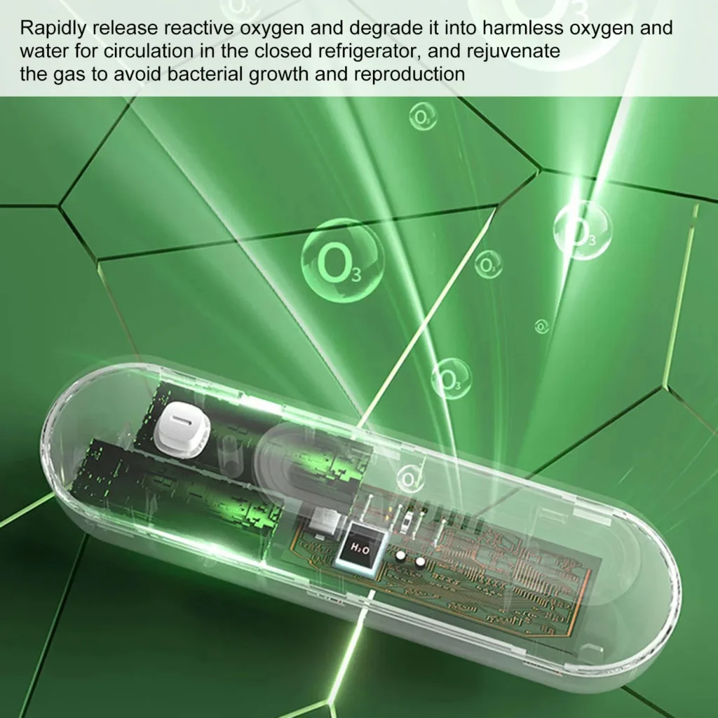 Refrigerator Deodorizer Air Purifier Usb Charging Food Shelf Life Extender – product image 6
