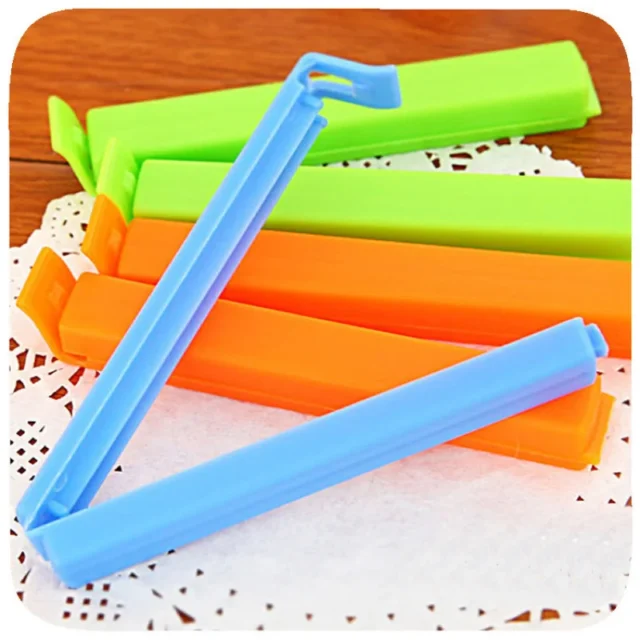 Plastic Seal Clip Tea Food Fresh Keeping Snack Bag Moisture Proof