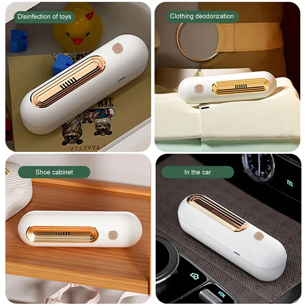 Refrigerator Deodorizer Air Purifier Usb Charging Food Shelf Life Extender – product image 5