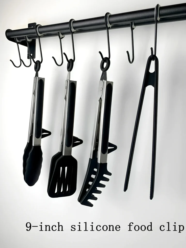 Silicone Kitchen Cooking Tongs Set Stainless Steel Nonstick Food Non Slip – product image 9
