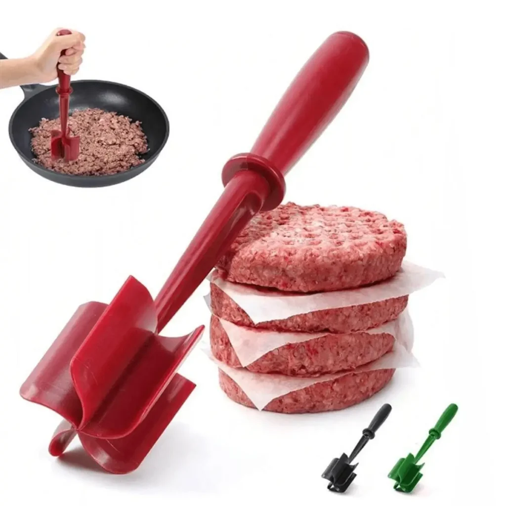 Meat Chopper Shredder Heat Resistant Suitable Hamburger Ground Beef Smasher – product image 7